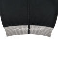 Men's Knitted Front Pocket Embroidery Full Zip Cardigan